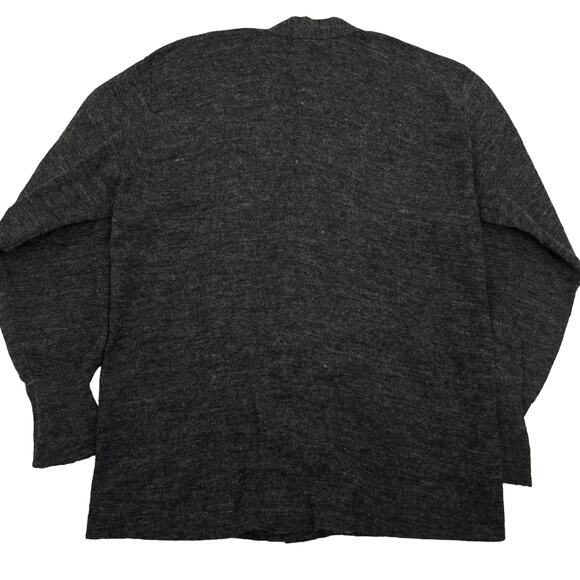 VTG 50s 60s men's Milwaukee Knits Corp 100% Virgin Wool V Neck Cardigan Sweater - Picture 5 of 7
